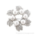 New Pearl Flower Costume Brooch (FQ-3005)